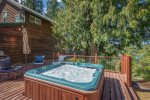 Soak in the hot tub after a day of your favorite activities